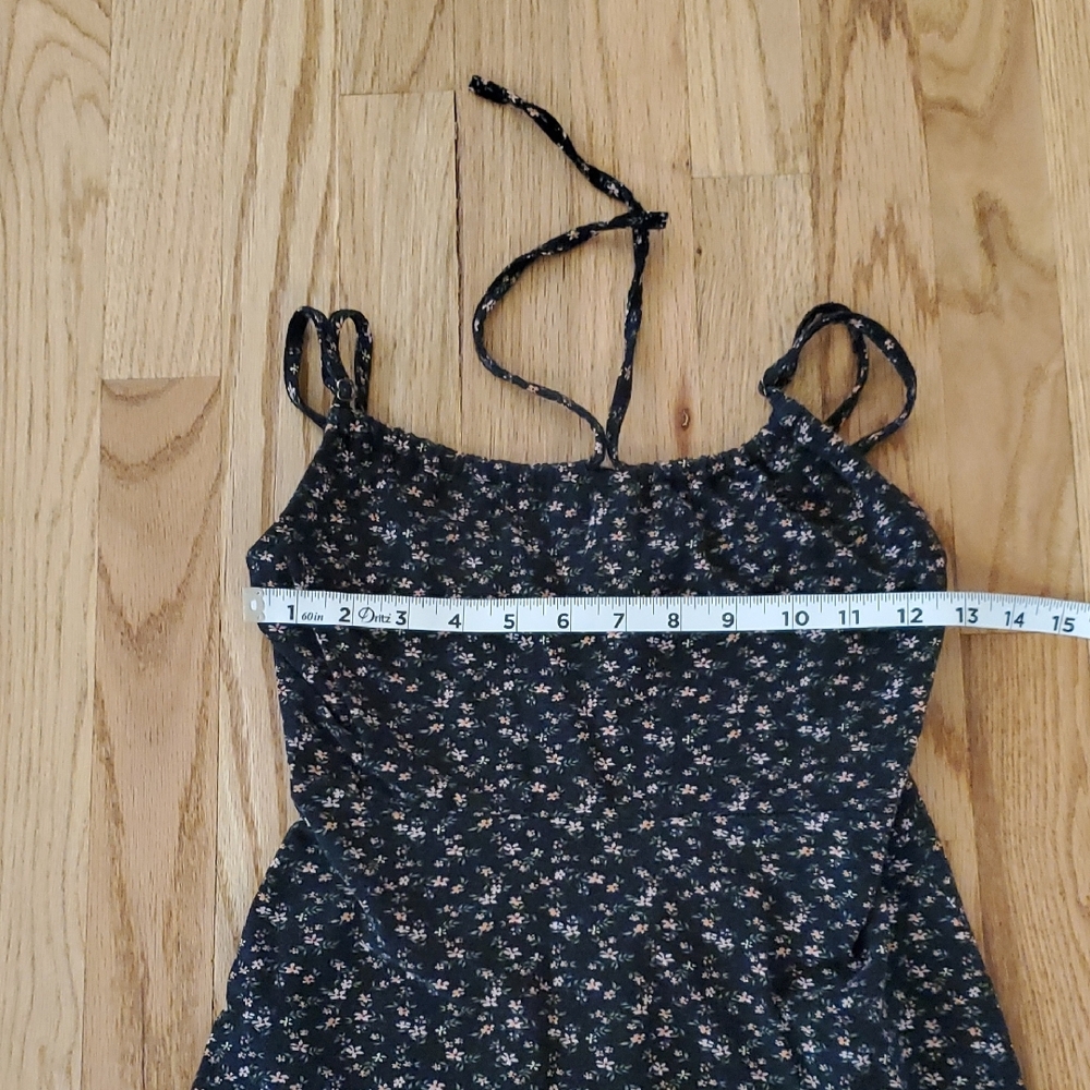Sky and Sparrow Black Floral Mini Dress - Picture 2 of 5